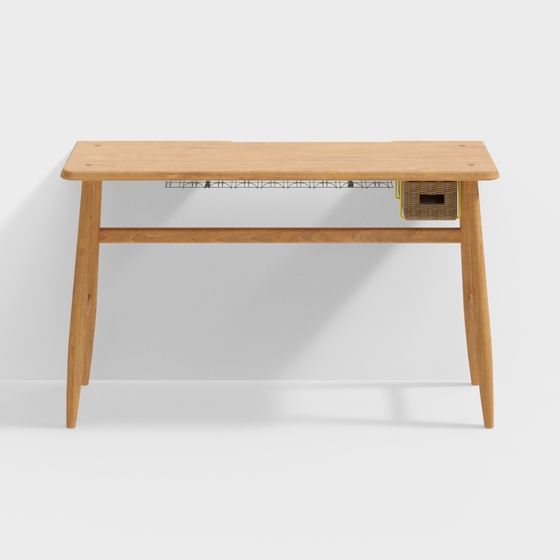 Mid-Century Modern Desk 3D model