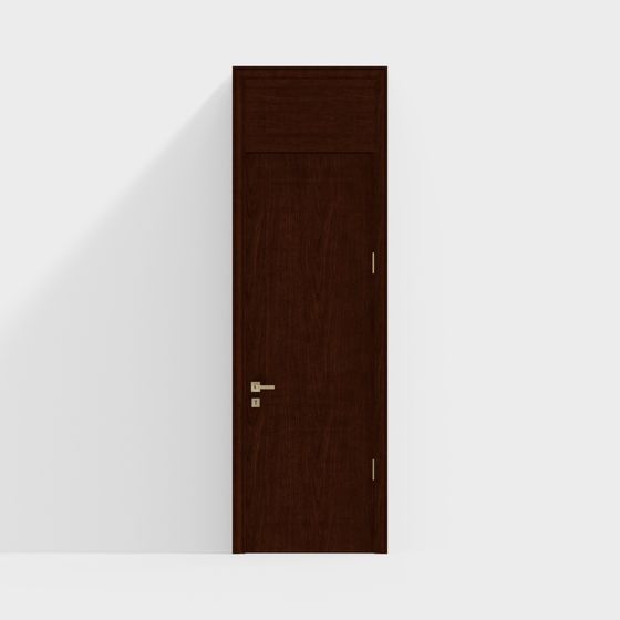 Minimal Dark Brown High Door