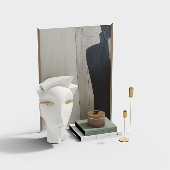 Abstract Art Sculpture 3D model for Creative Projects