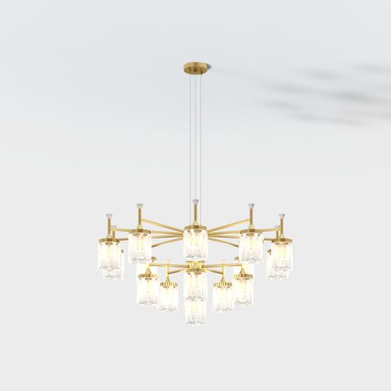 Lámpara Rex de lujo ligero de cobre - Bingo