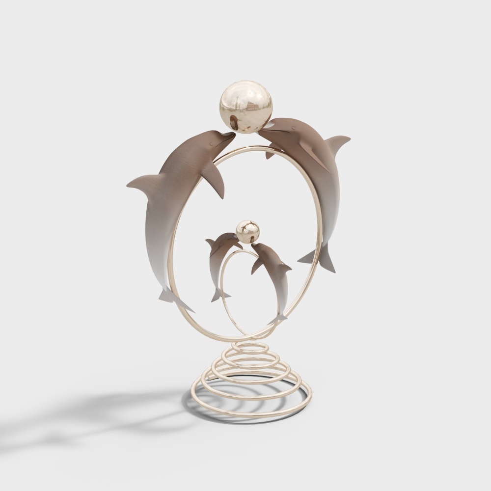Dolphin Dance 3D model