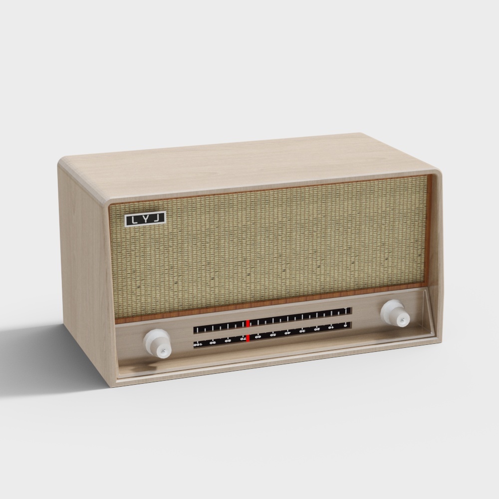 Nostalgic Radio 3D model