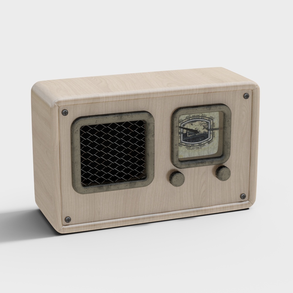 Modern audio jewelry combination - solid wood