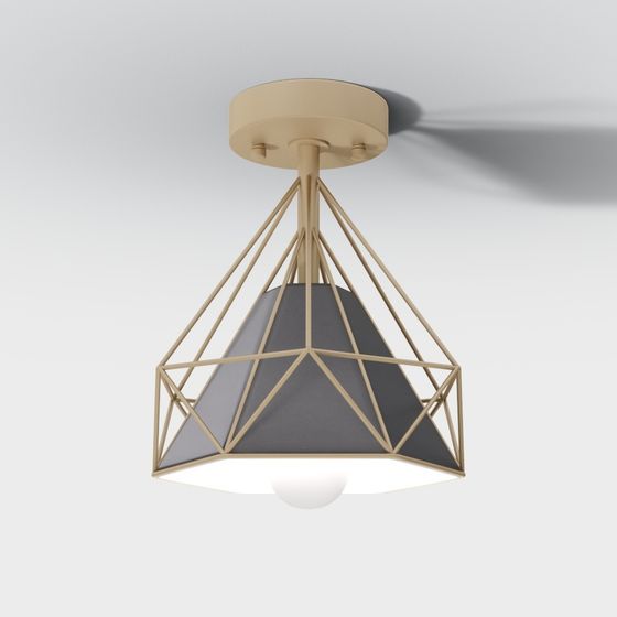 Stylish Geometric Lamp 3D Model for Modern Spaces