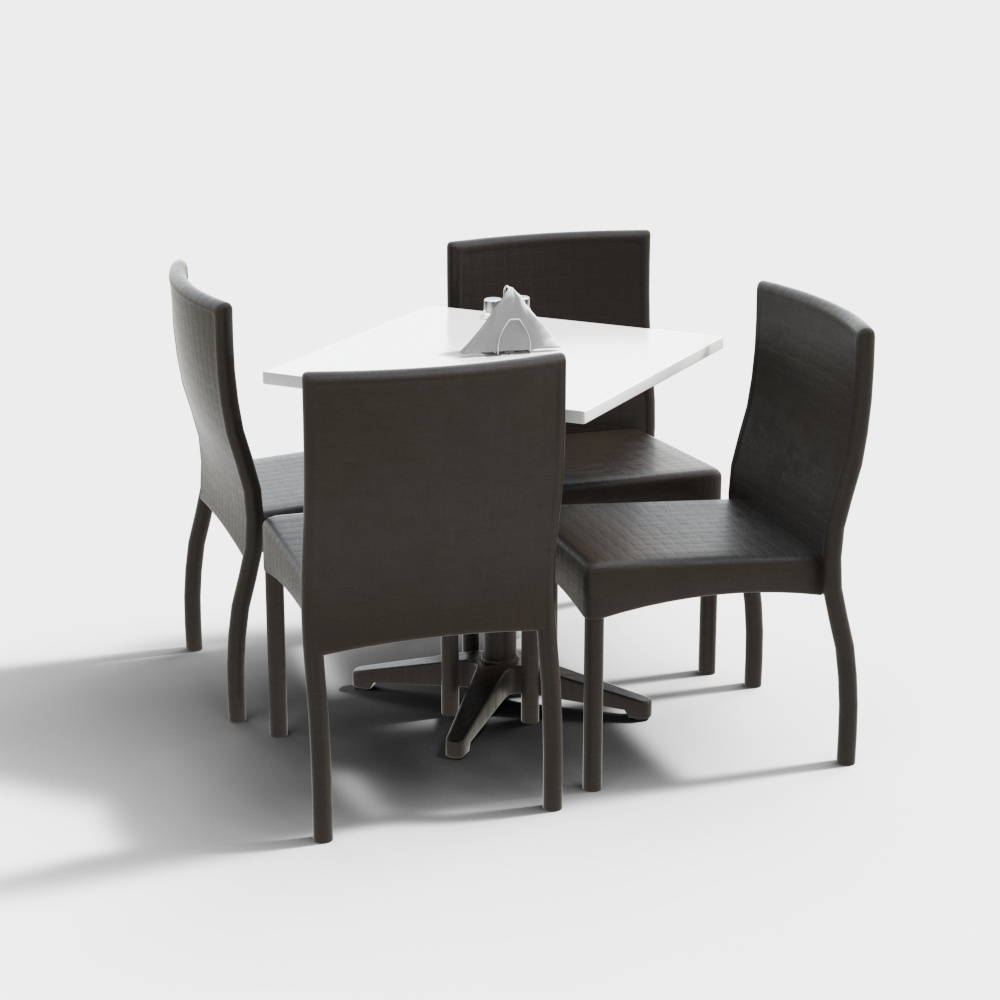 Modern casual table and chair combination