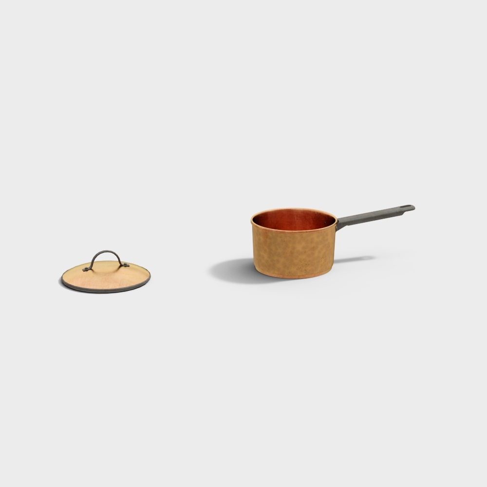 Modern pots - with pot lids