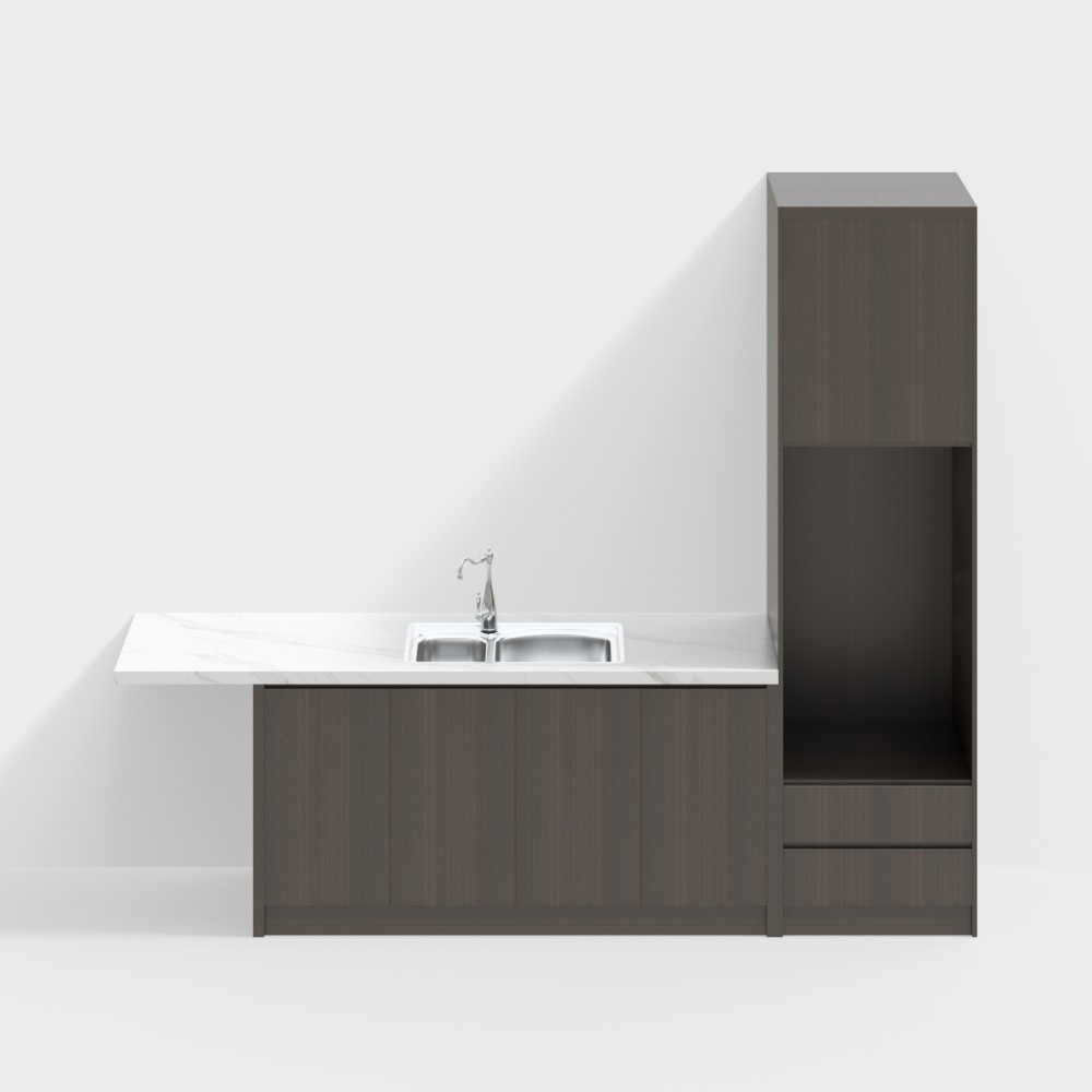 Urban Kitchen Corner 3D model