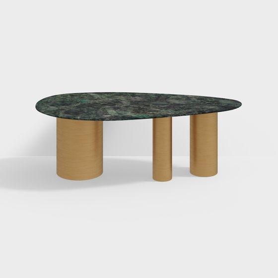Forest Light Round Table 3D model
