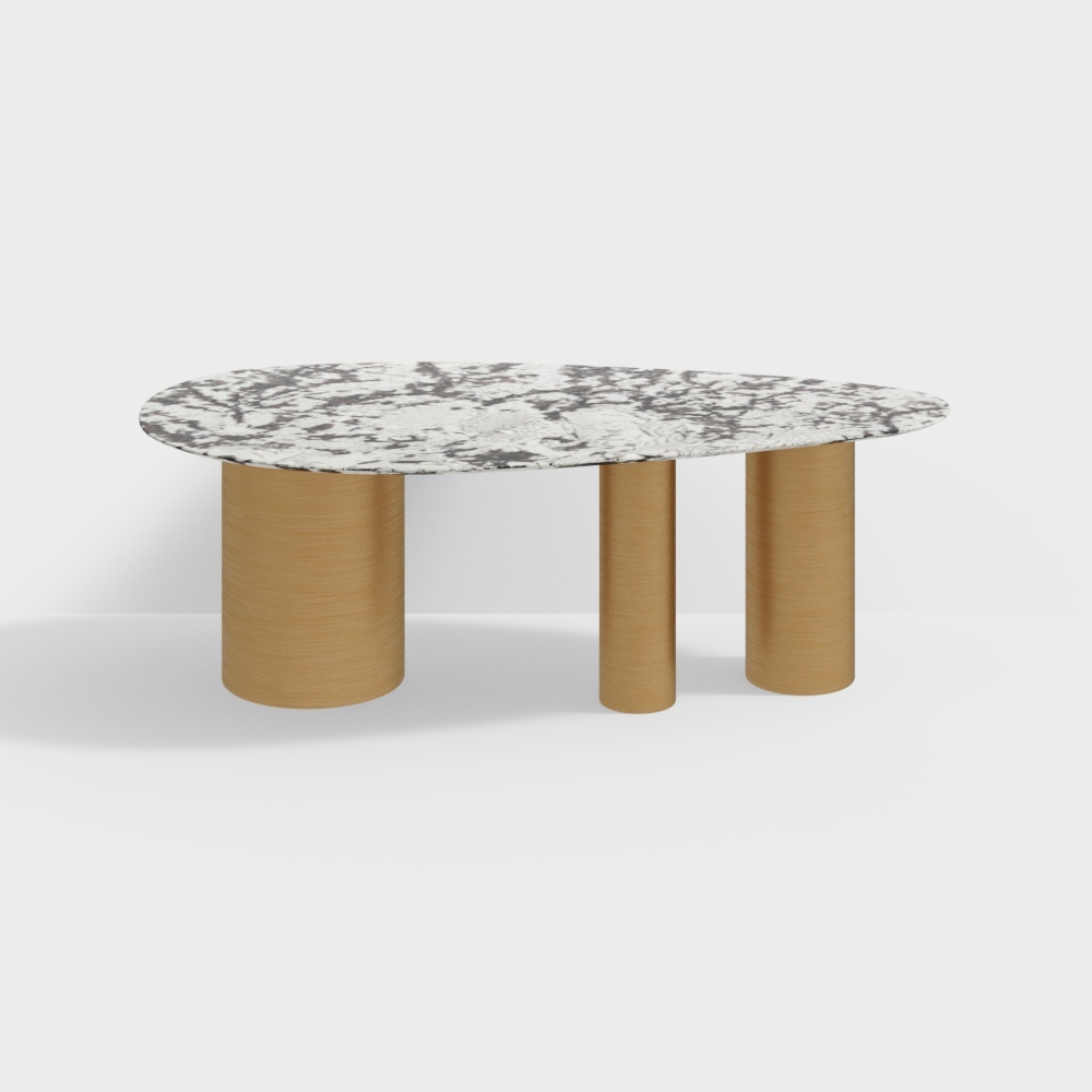 Luminous Round Table 3D model