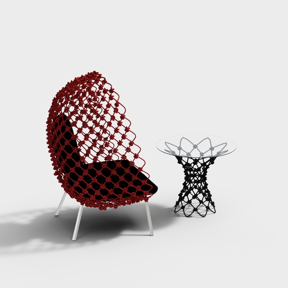 Ensemble de table et chaises de loisirs 03