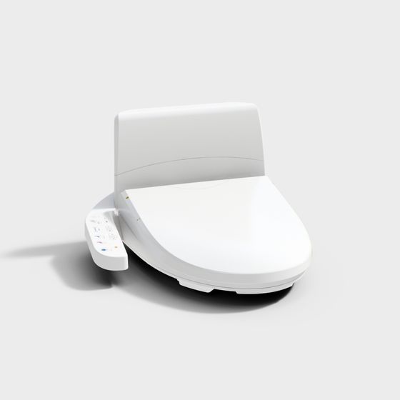 Smart Toilet Seat 3D Model for Modern Interiors
