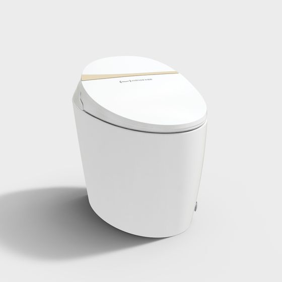 Smart Toilet 3D model for Modern Minimalist Design