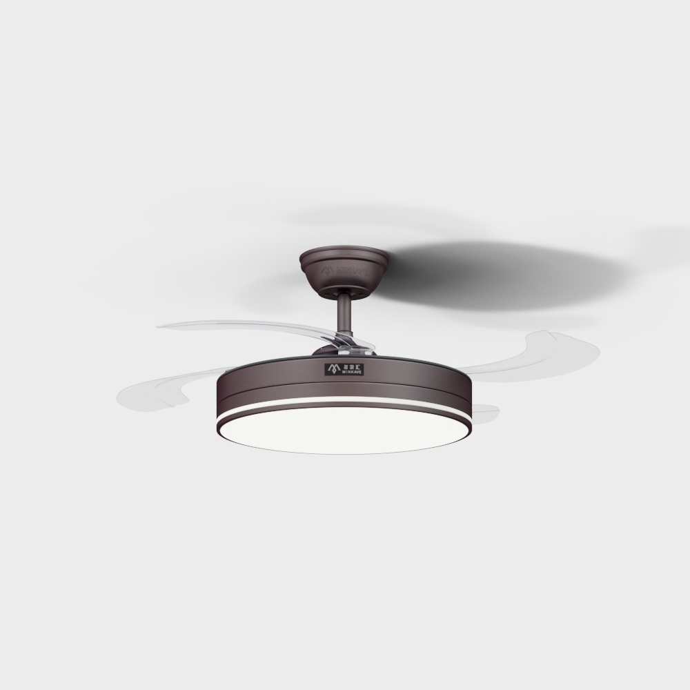 Famous Hui - Modern Series - Invisible Ceiling Fan Lamp - FZ1235XH