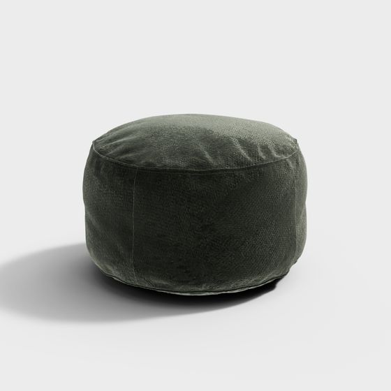 Comfortable Round Stool 3D model for Modern Interiors