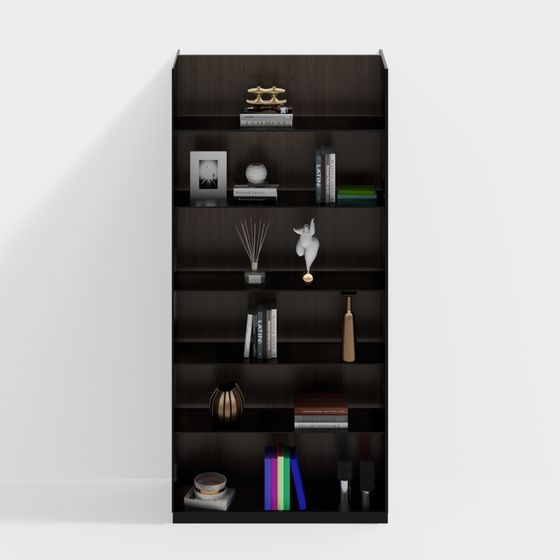 Urban Elegance Bookshelf 3D model