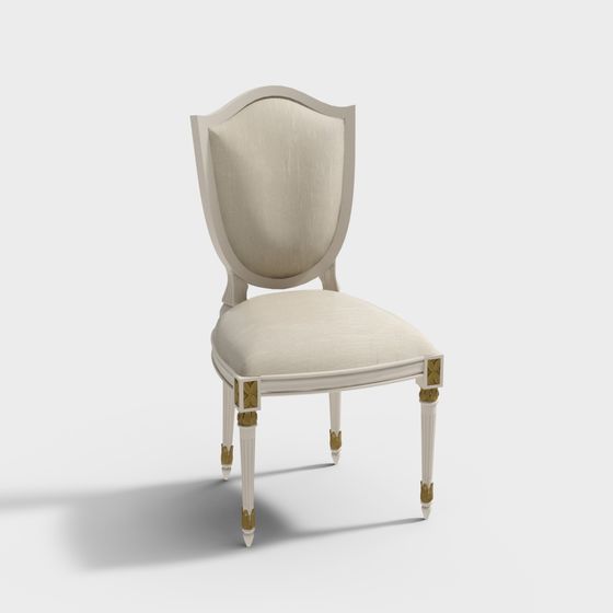 Elegant Royal Chair 3D model