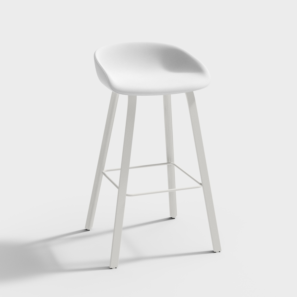 Pro-Shu Muju Simple Bar Chair 3D Model