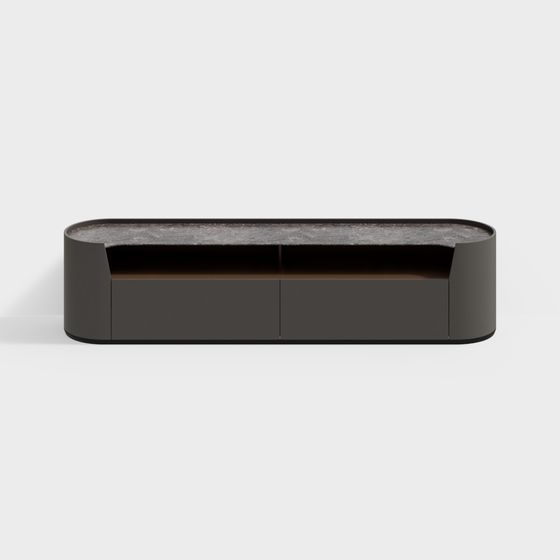 Urban Storage Console 3D model for Modern Spaces