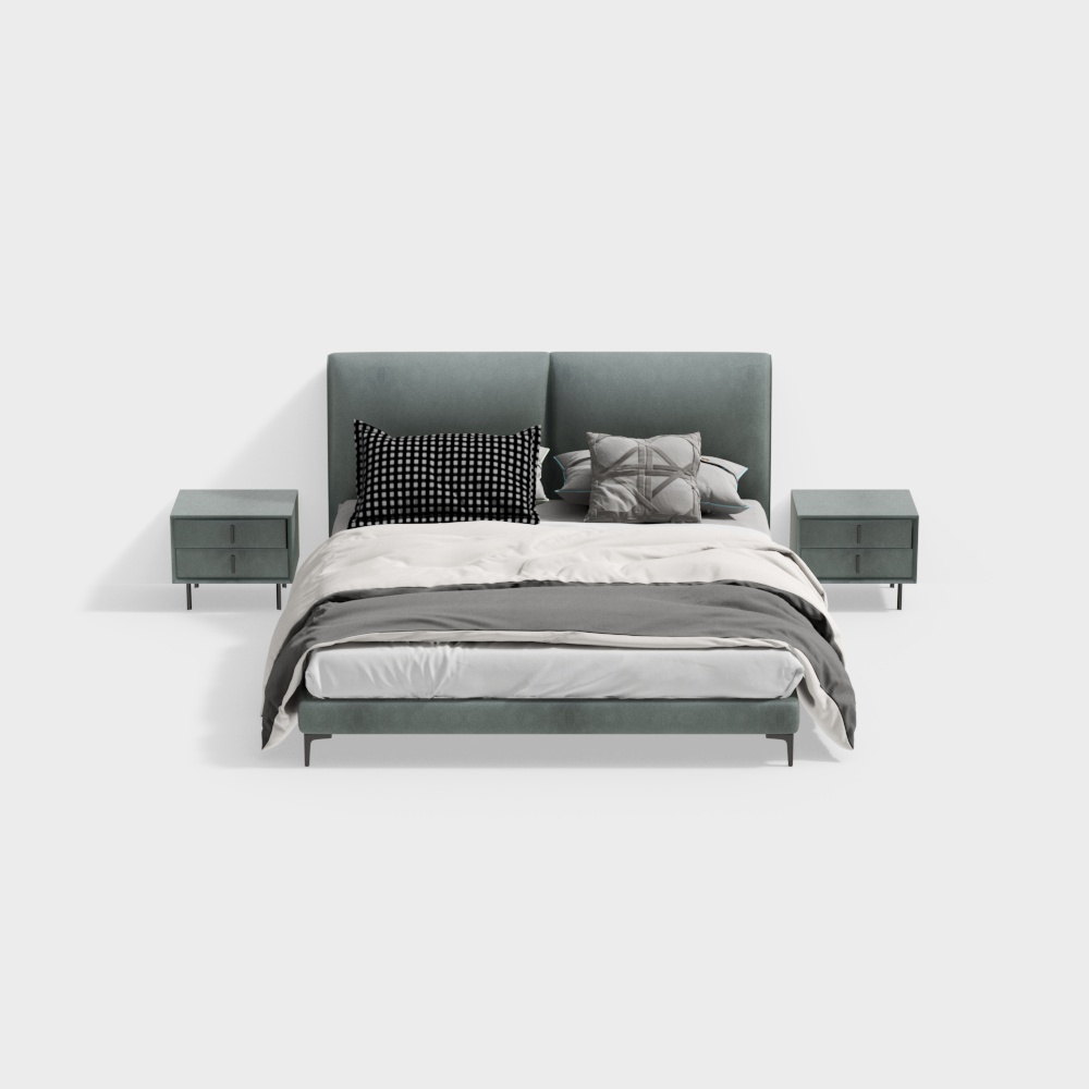 Lit FY-723 + table de chevet