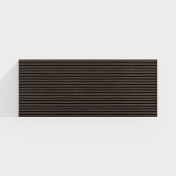 Striped Wall Panel 3D model