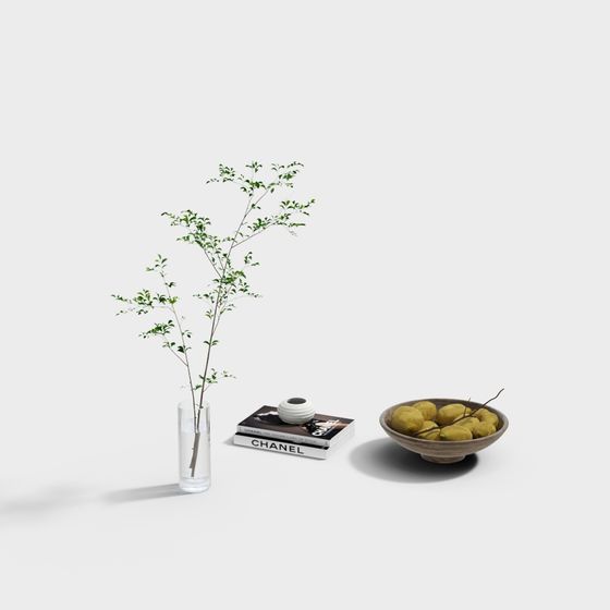 Nature's Melody Low-Poly 3D model