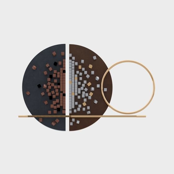 Pixel Ring 3D model with Unique Low-Poly Design