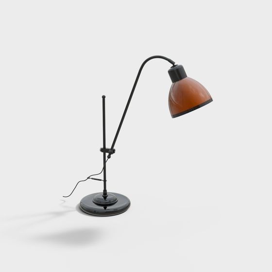 Retro Table Lamp 3D model for Modern Design