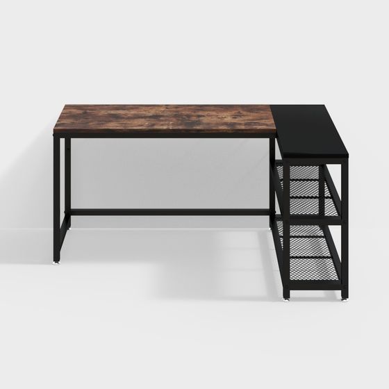 Table d'angle rétro américaine moderne