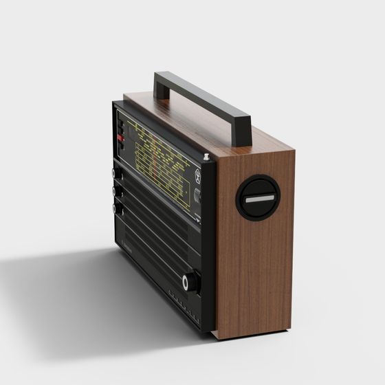 Nostalgic Radio 3D Model for Creative Projects
