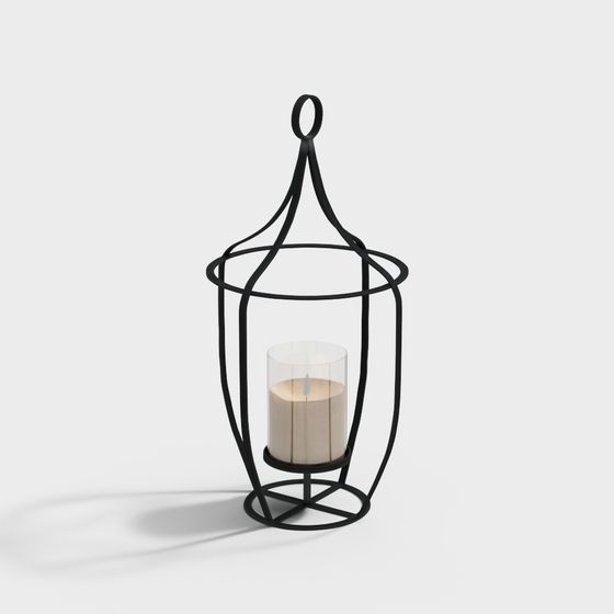 Suspended Candleholder 3D model