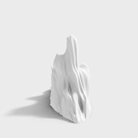 Ghost Mountain Low-Poly 3D model