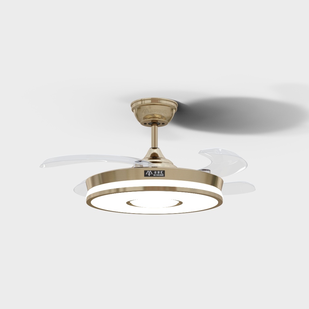 Famous Hui - Modern Series - Invisible ceiling fan lamp - FZ1005FG-A2