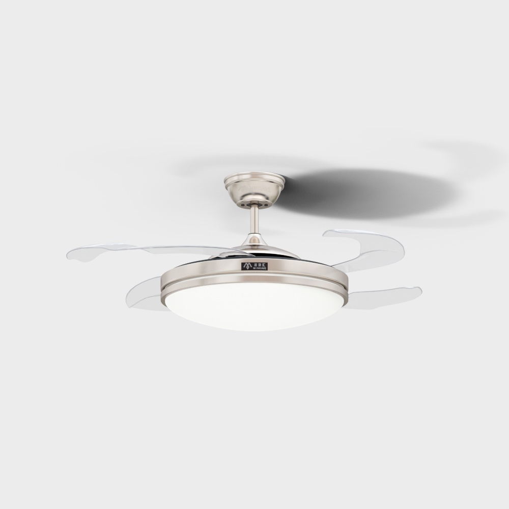 Famous Hui - Modern Series - Invisible Ceiling Fan Lamp - FZ1231BN-C