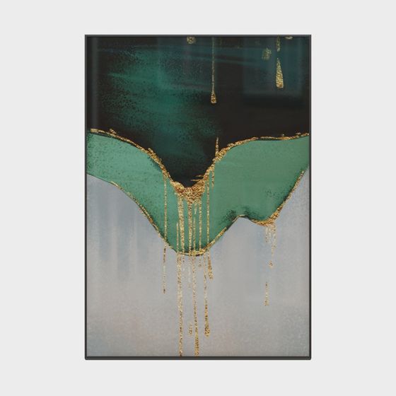 Whale Tail Art 3D Model