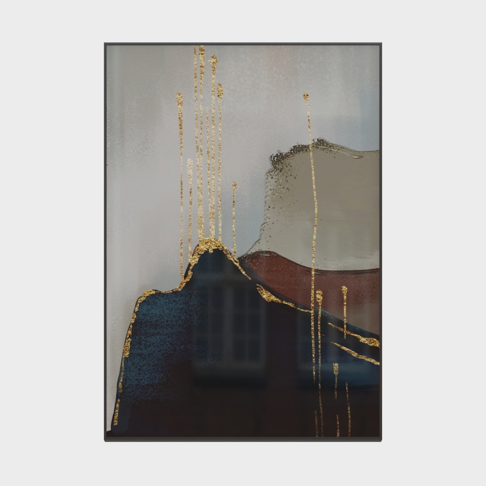 Courtesy full house with painting - green light luxury 2