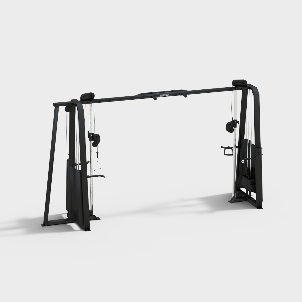 Stylish 3D Fitness Equipment Model – Industrial Design