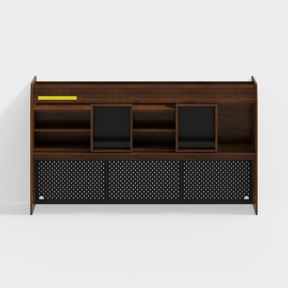 Van House Furniture - Garden Sideboard Top-2.1M Black Walnut Style
