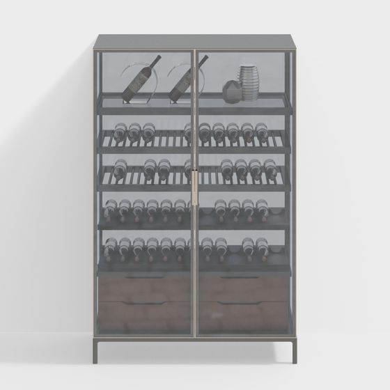 ตู้แช่ไวน์ 1 สมัยใหม่【โชว์รูม】