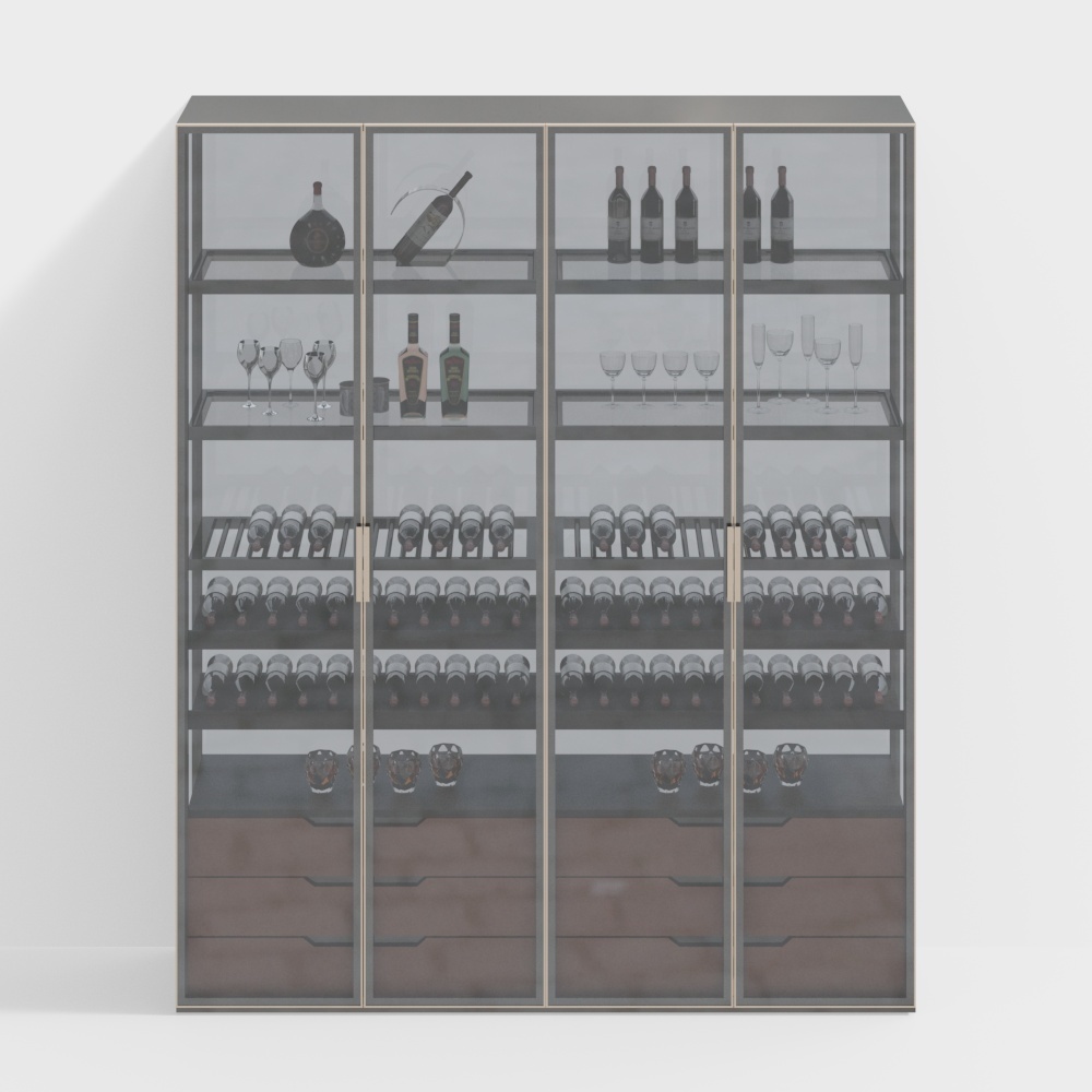 モダンワインキャビネット【ショールーム】