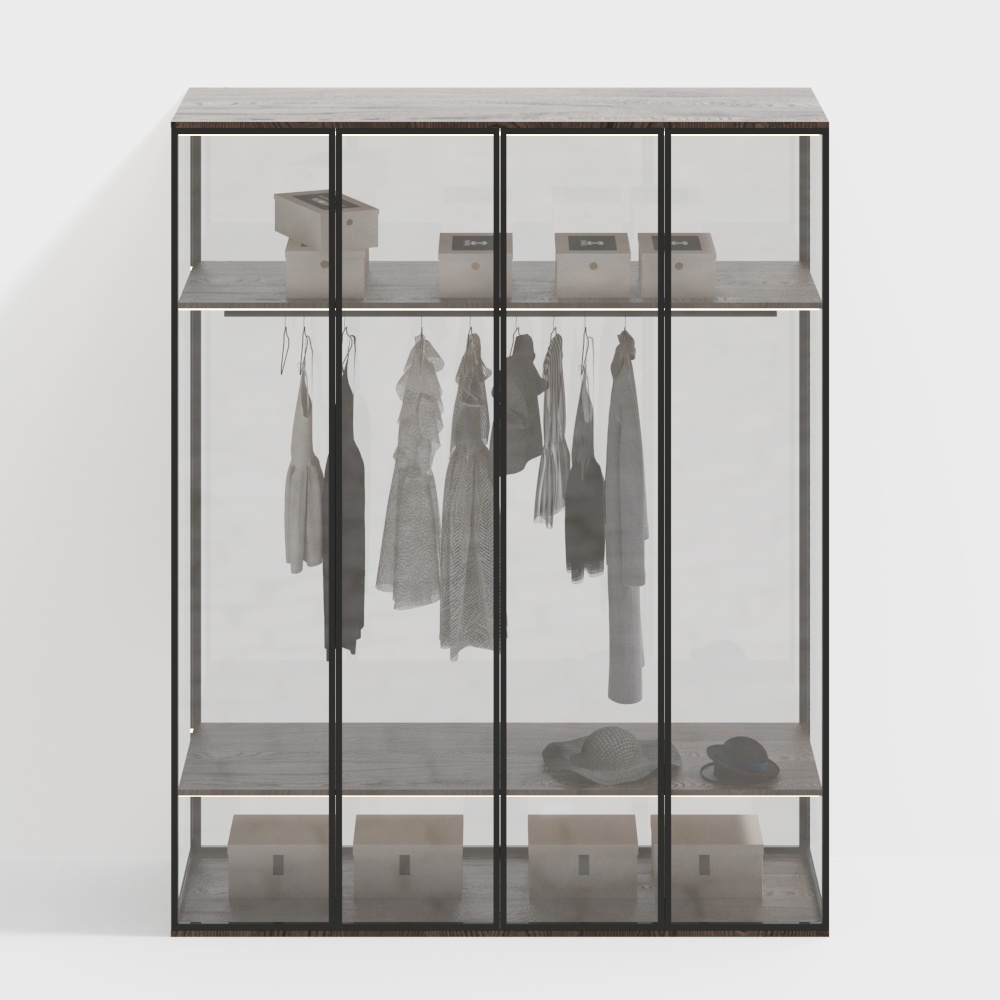Armoire en verre moderne 【Showroom】