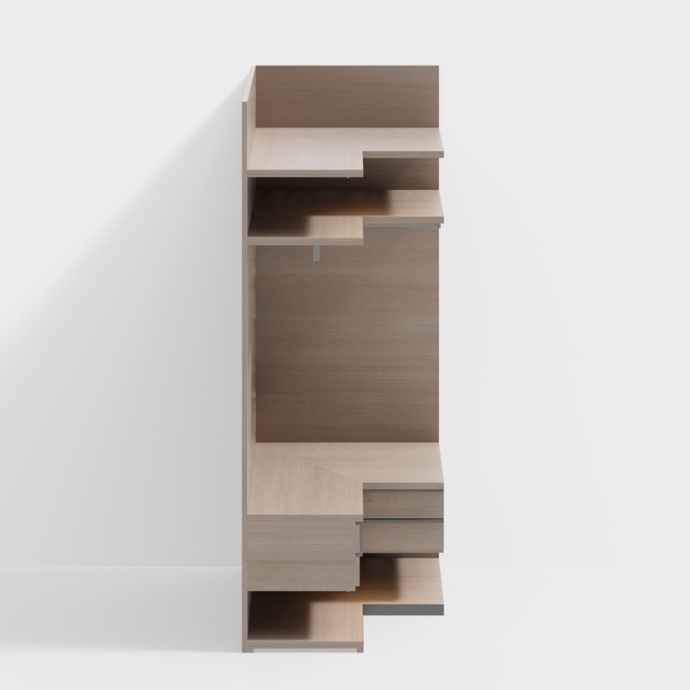 Modern Open Cloakroom Wardrobe 11 【Showroom】