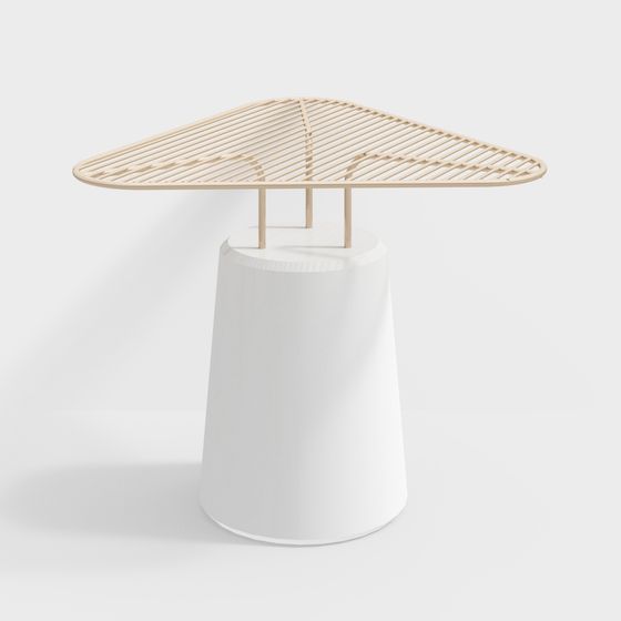 Stylish Triangle Grid Table 3D model