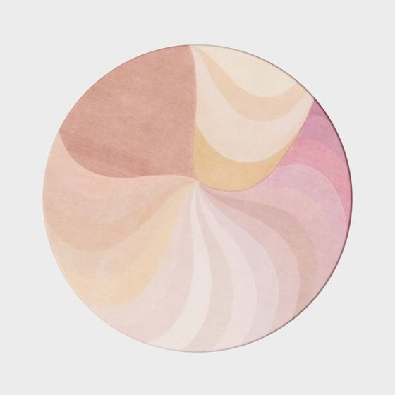 Abstract Round Carpet 3D Model