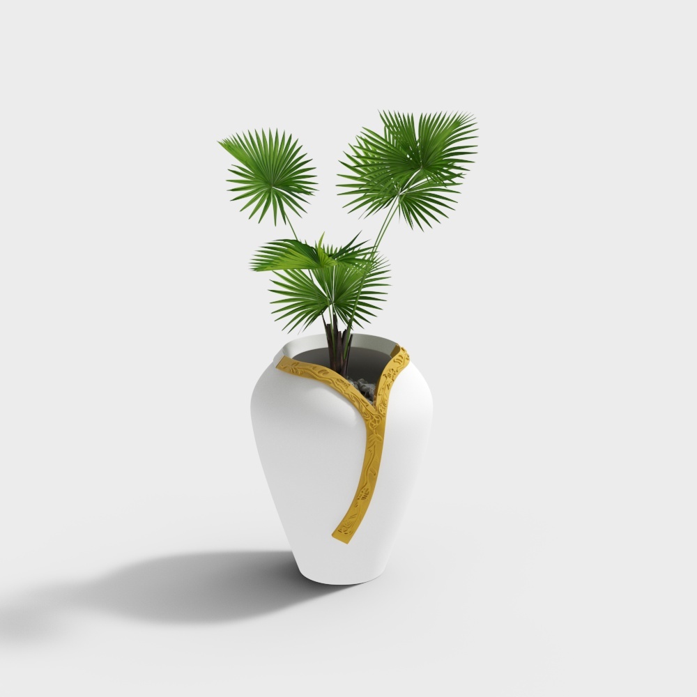 Fiberglass altar jar-shaped flower pot