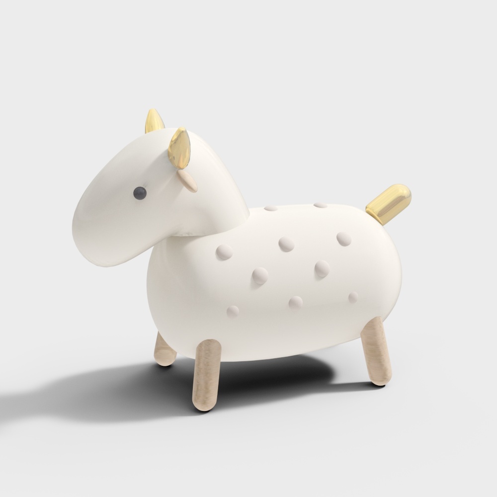 SL-01-Pony-01 single sheep sculpture