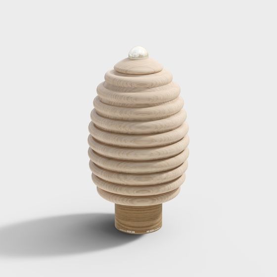 Elegant Honeycomb Lamp 3D model for Creative Spaces
