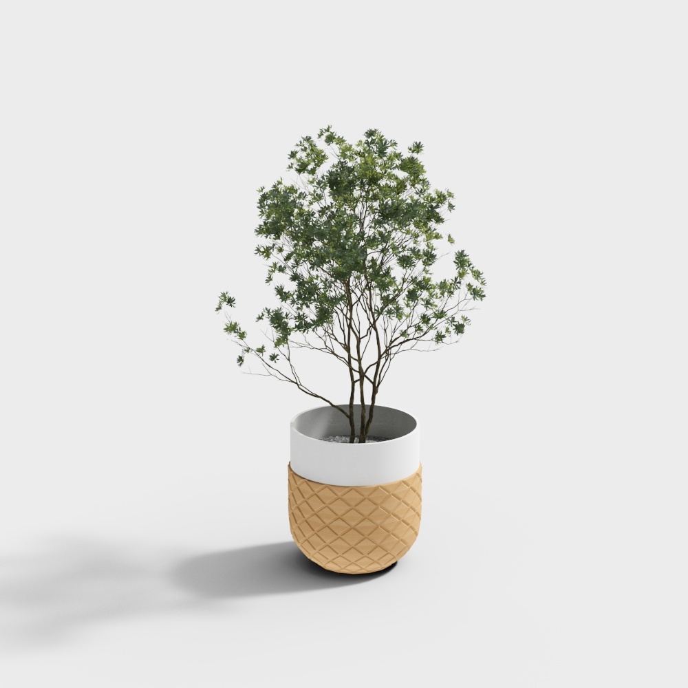 prisme jaune en fibre de verre blanc