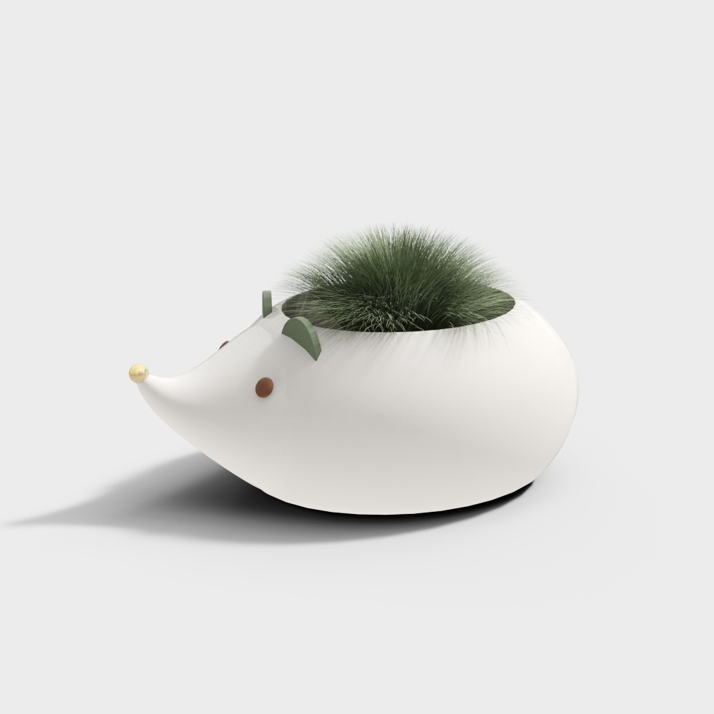 Hedgehog Planter 3D model