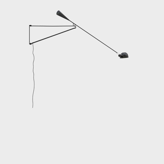 Elegant Adjustable Wall Lamp 3D model