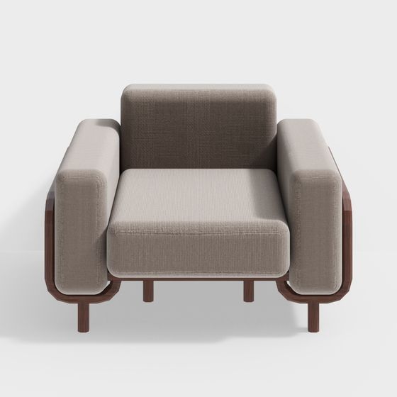 Urban Sofa 3D model for Modern Spaces